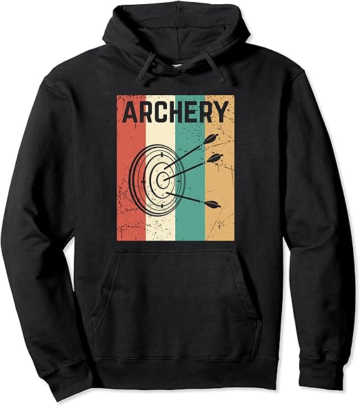 Vintage Archery Retro Archer Pullover Hoodie Clothing